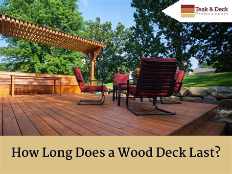 How long does a teak deck last?